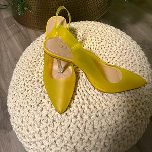 Fancy Charles by Charles David yelllow shoes